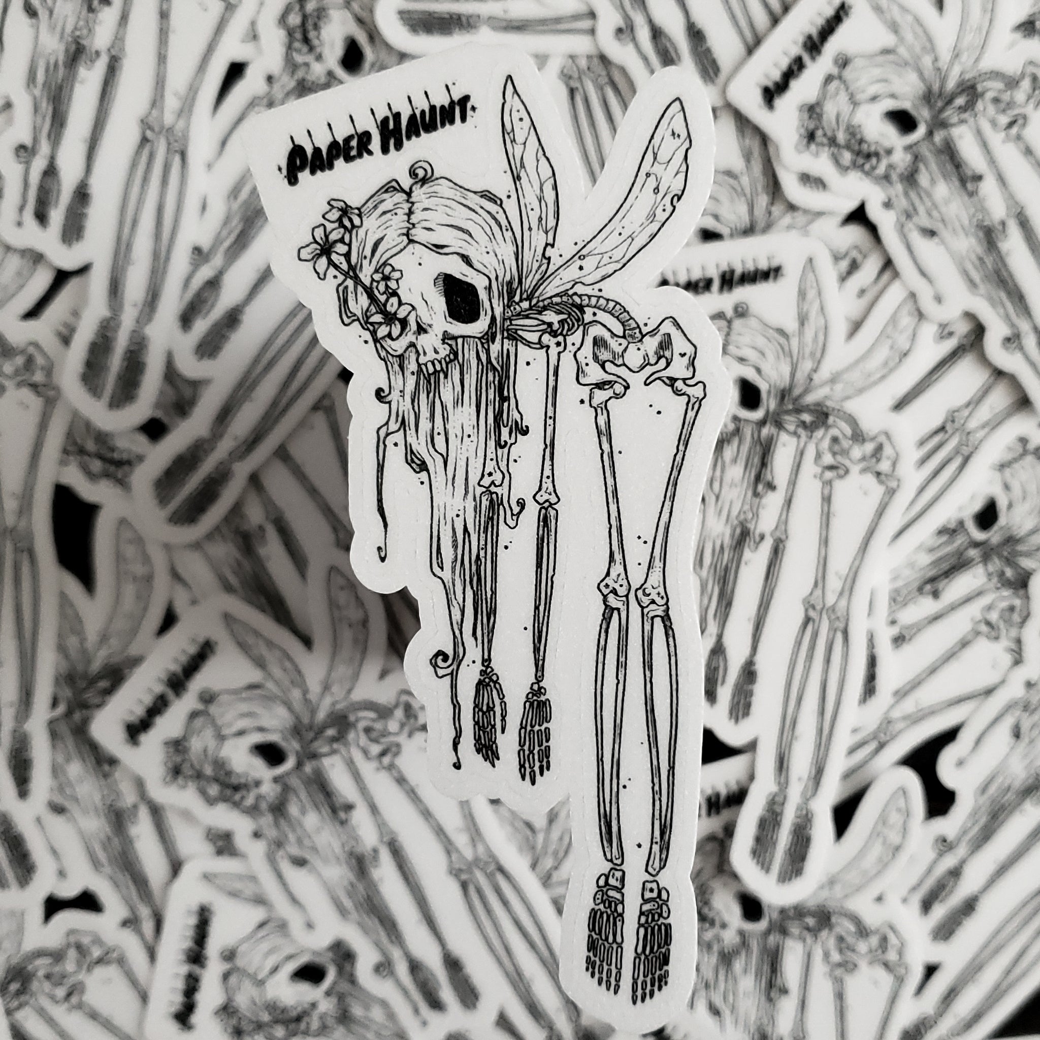 Fairy Skeleton Sticker
