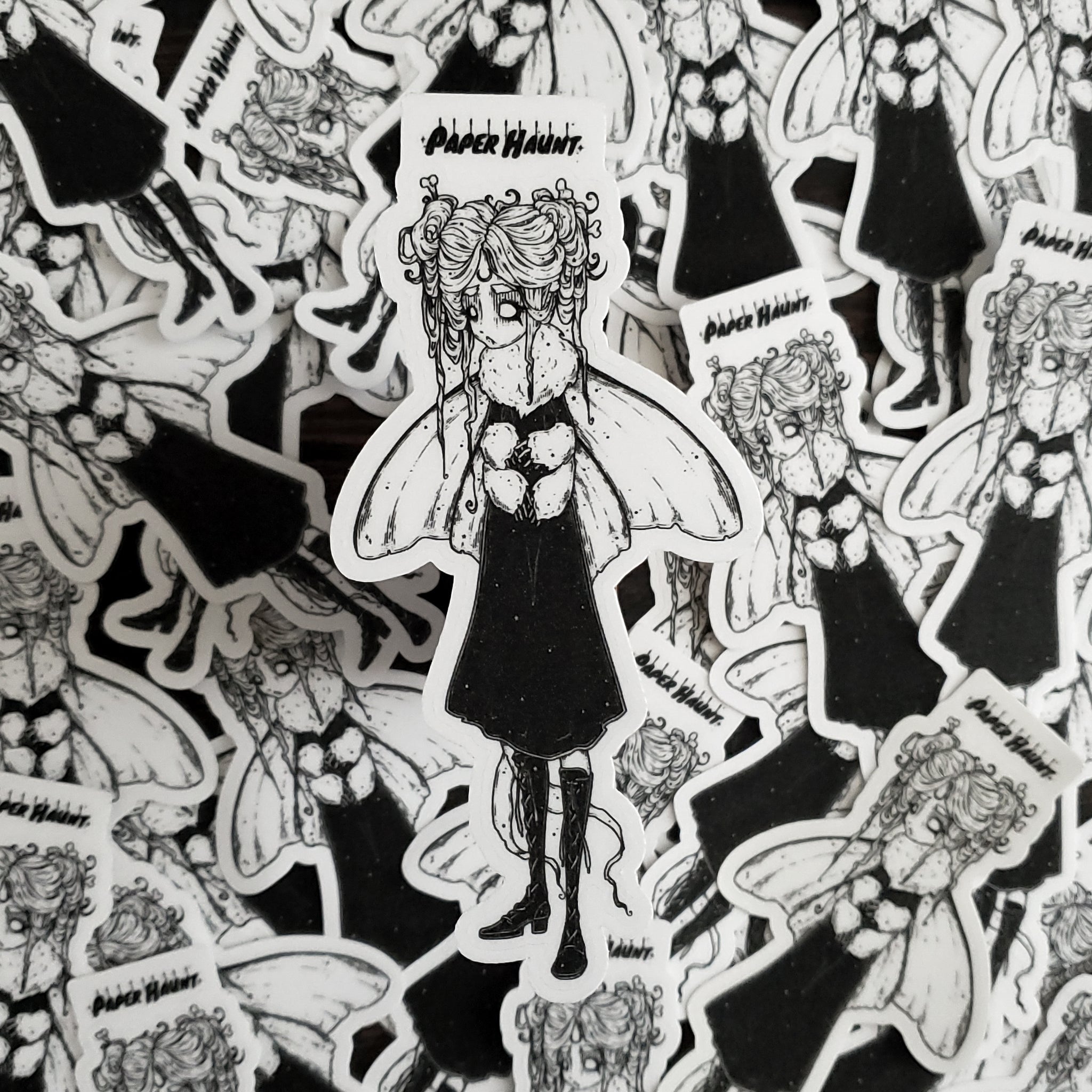 Moon Moth Fairy Sticker