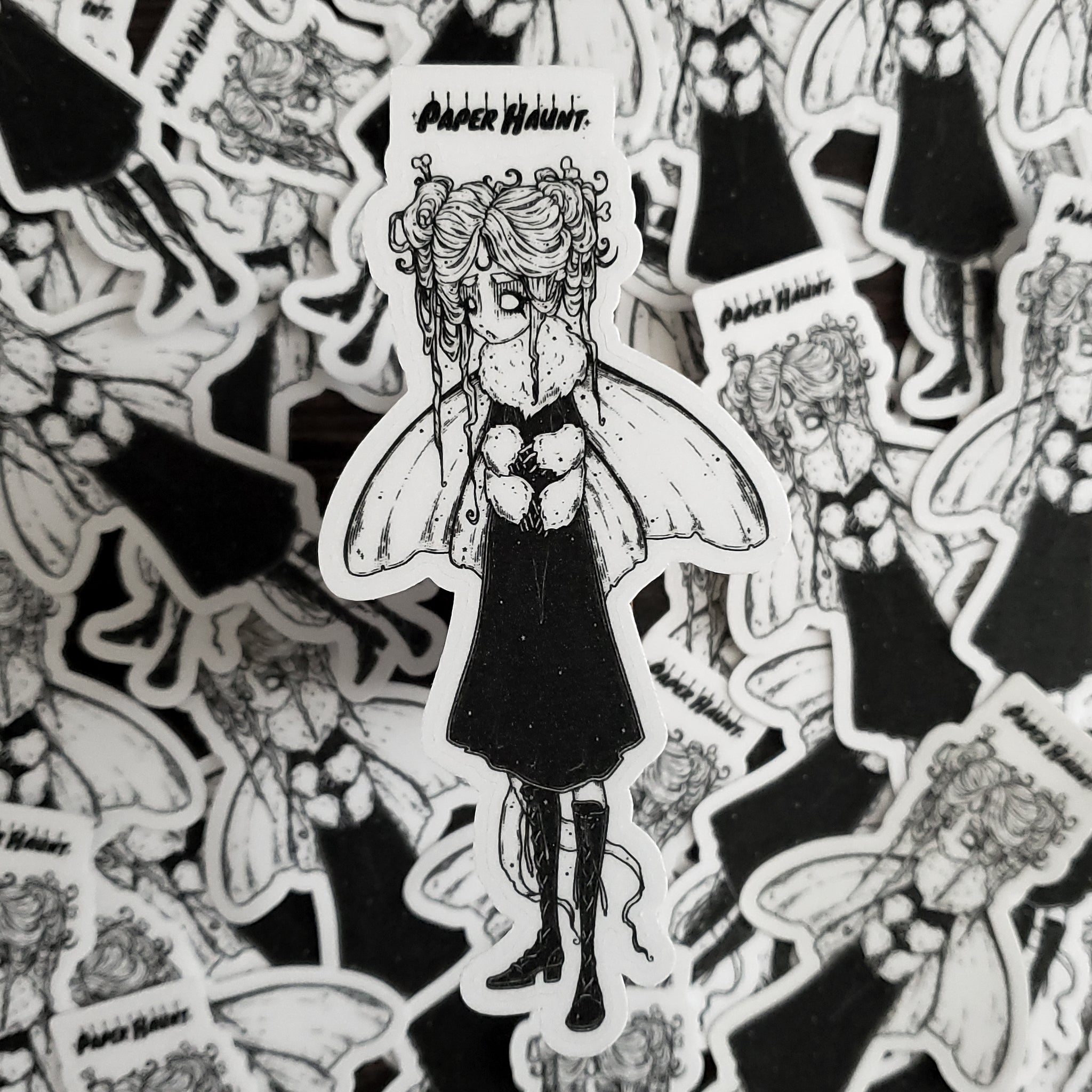 Moon Moth Fairy Sticker