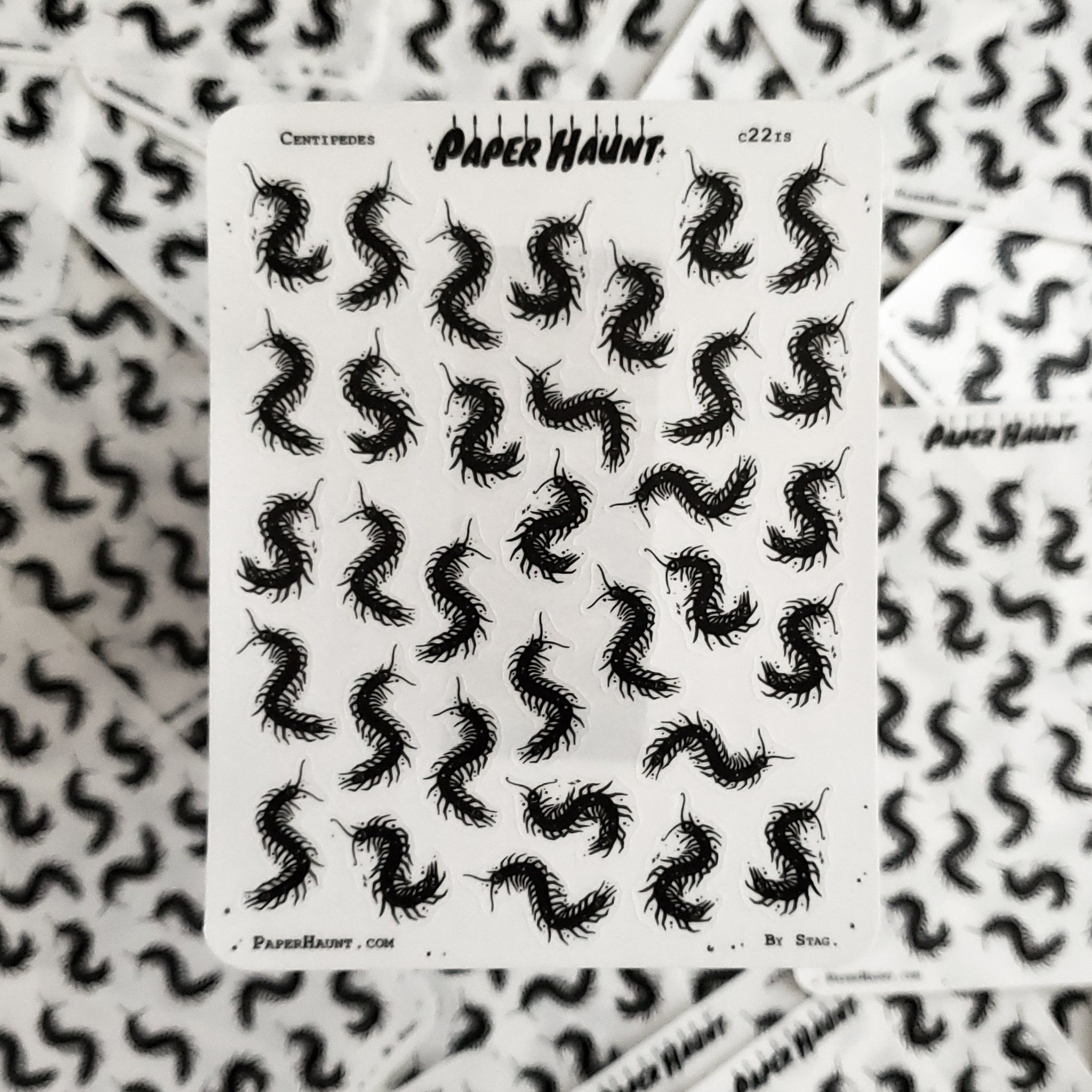 Centipede Planner STICKER Sheet