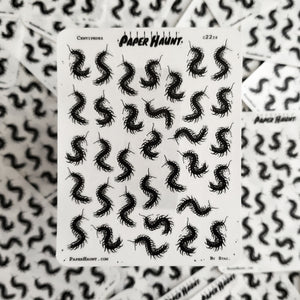Centipede Planner STICKER Sheet
