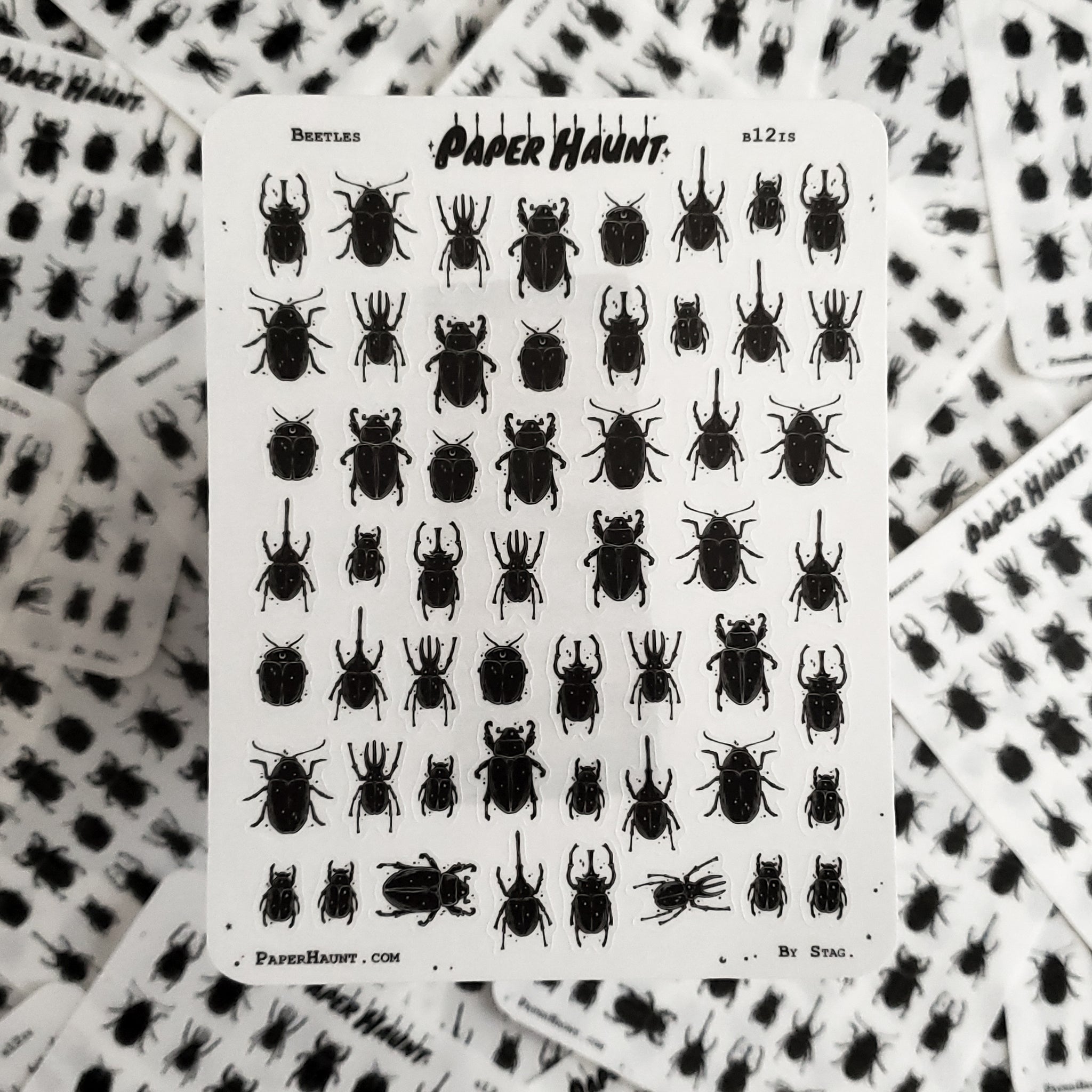 Beetle Planner STICKER Sheet