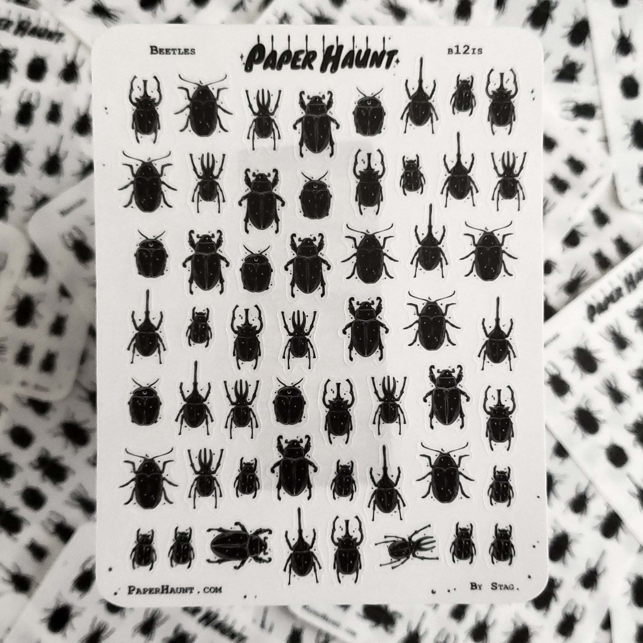 Beetle Planner STICKER Sheet