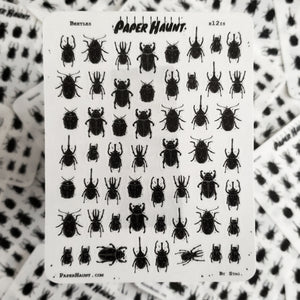 Beetle Planner STICKER Sheet