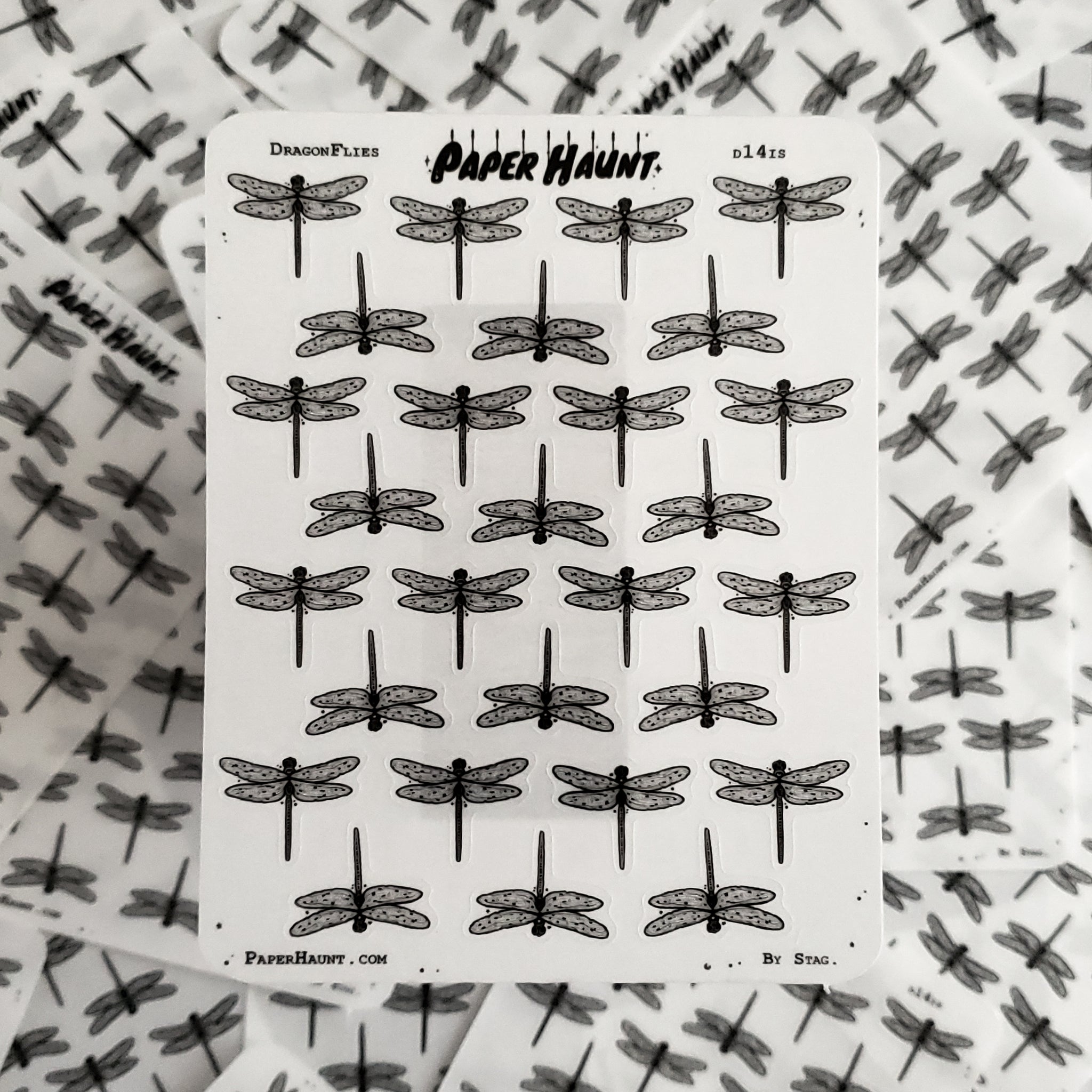 Dragonfly Planner STICKER Sheet