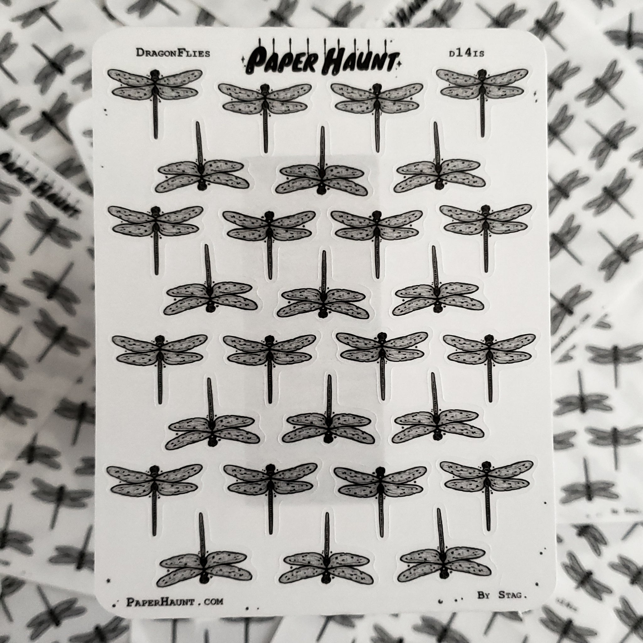 Dragonfly Planner STICKER Sheet