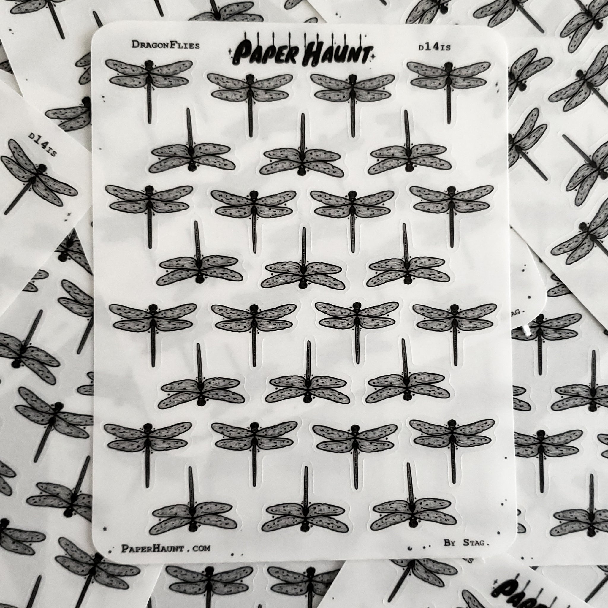 Dragonfly Planner STICKER Sheet