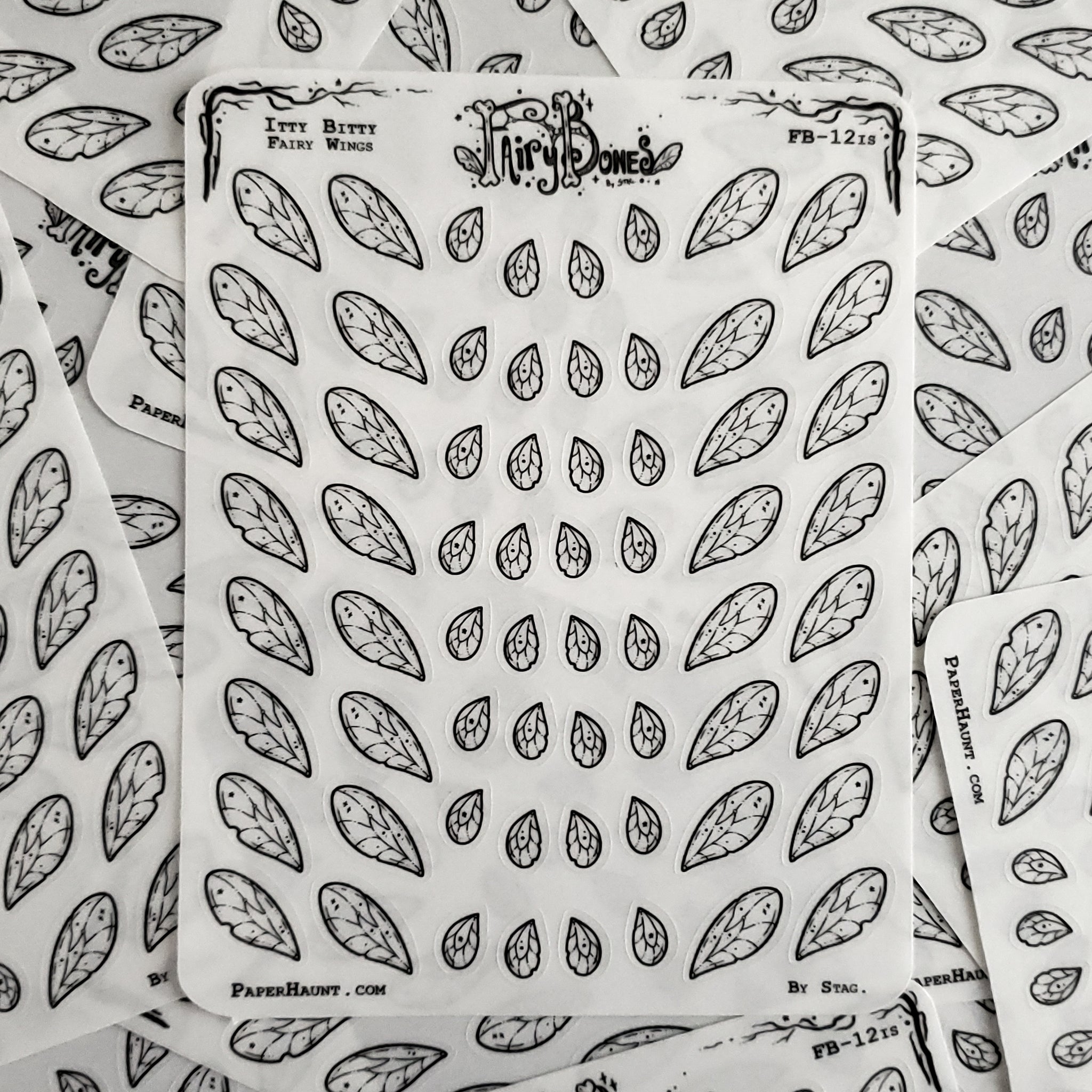 Mini Fairy Wing Planner STICKER Sheet