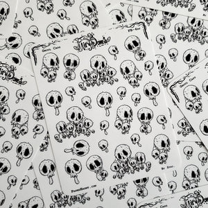 Ghoul Caps Mushroom Planner STICKER Sheet