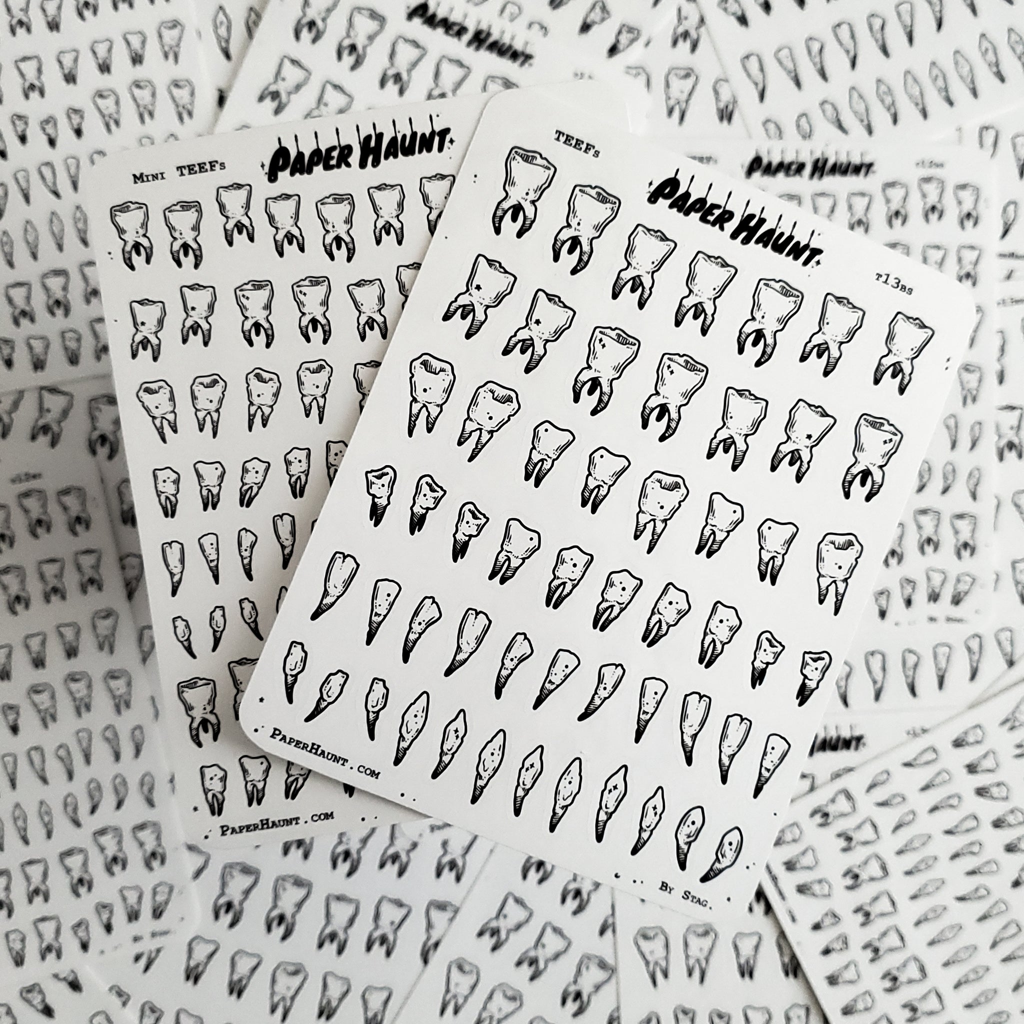 Teeth STICKER sheet