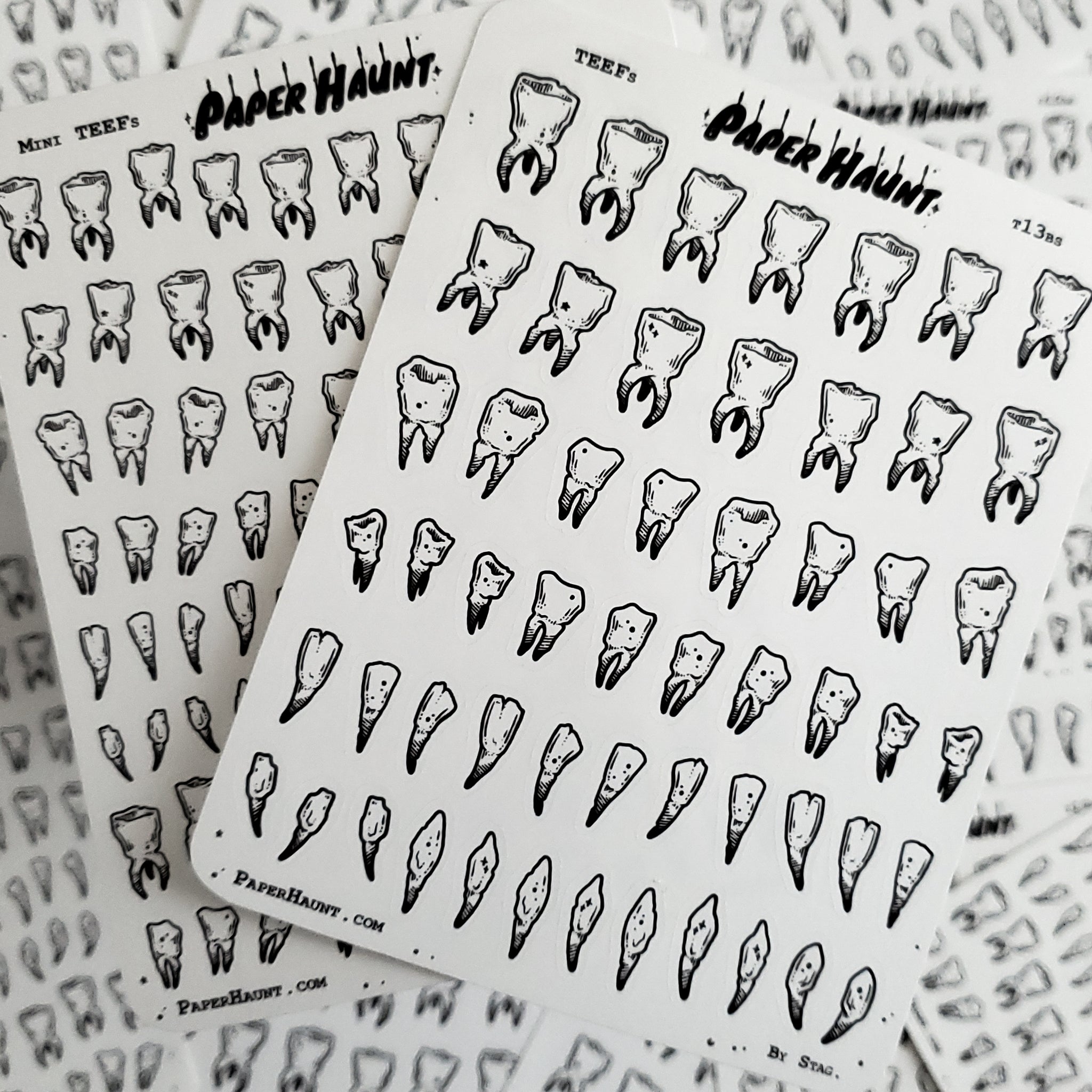 Teeth STICKER sheet