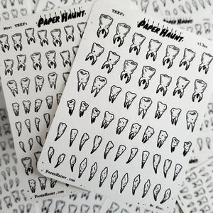Teeth STICKER sheet