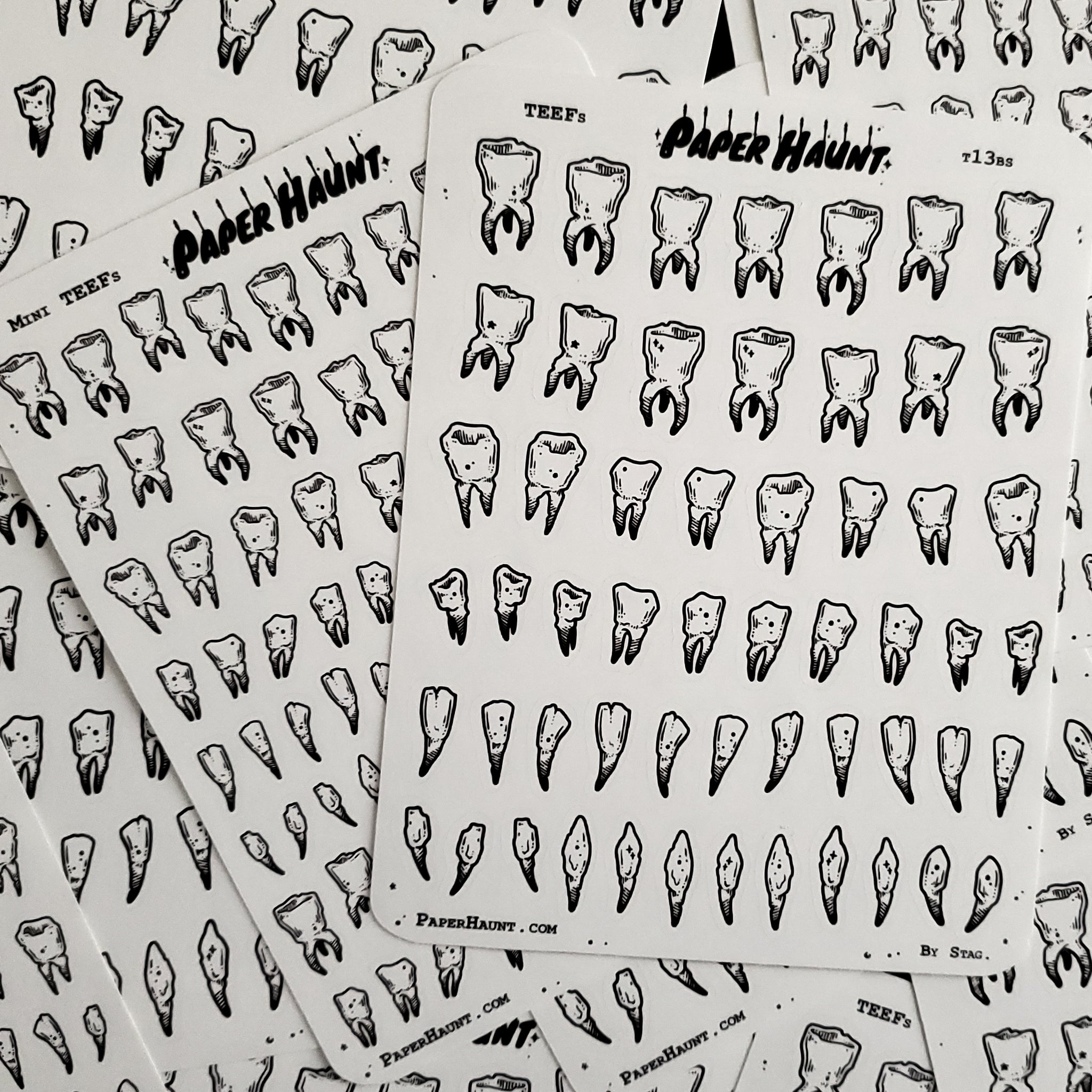Teeth STICKER sheet