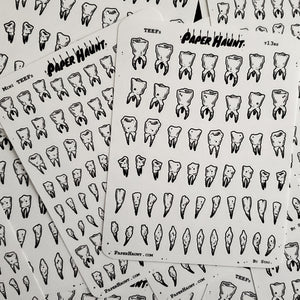 Teeth STICKER sheet