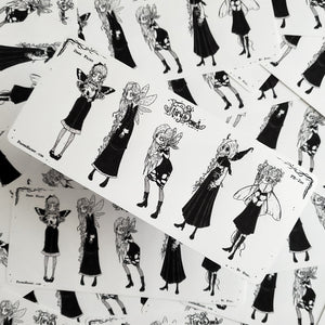Dark Fairy STICKER Sheet