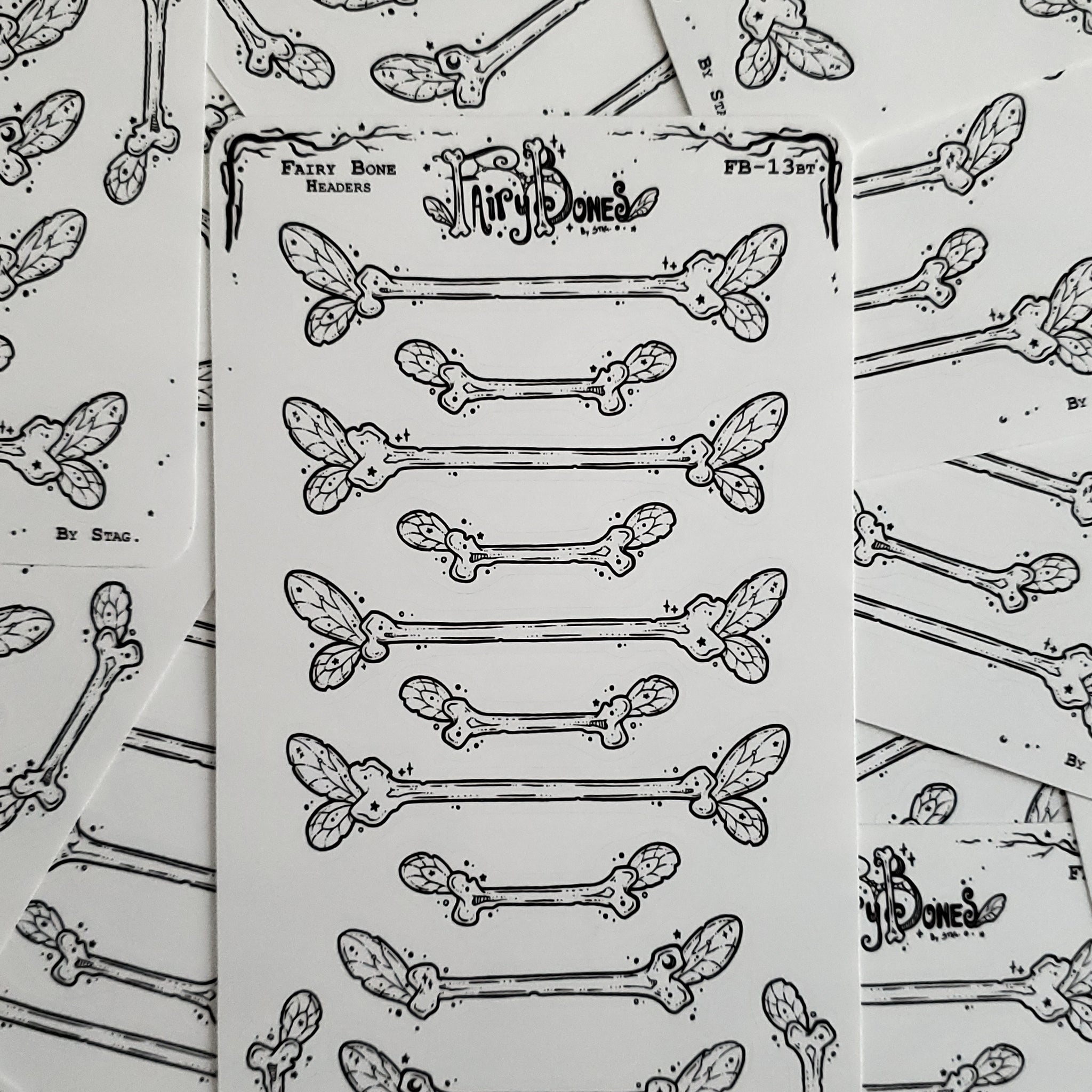 Fairy Bone Divider STICKER Sheet