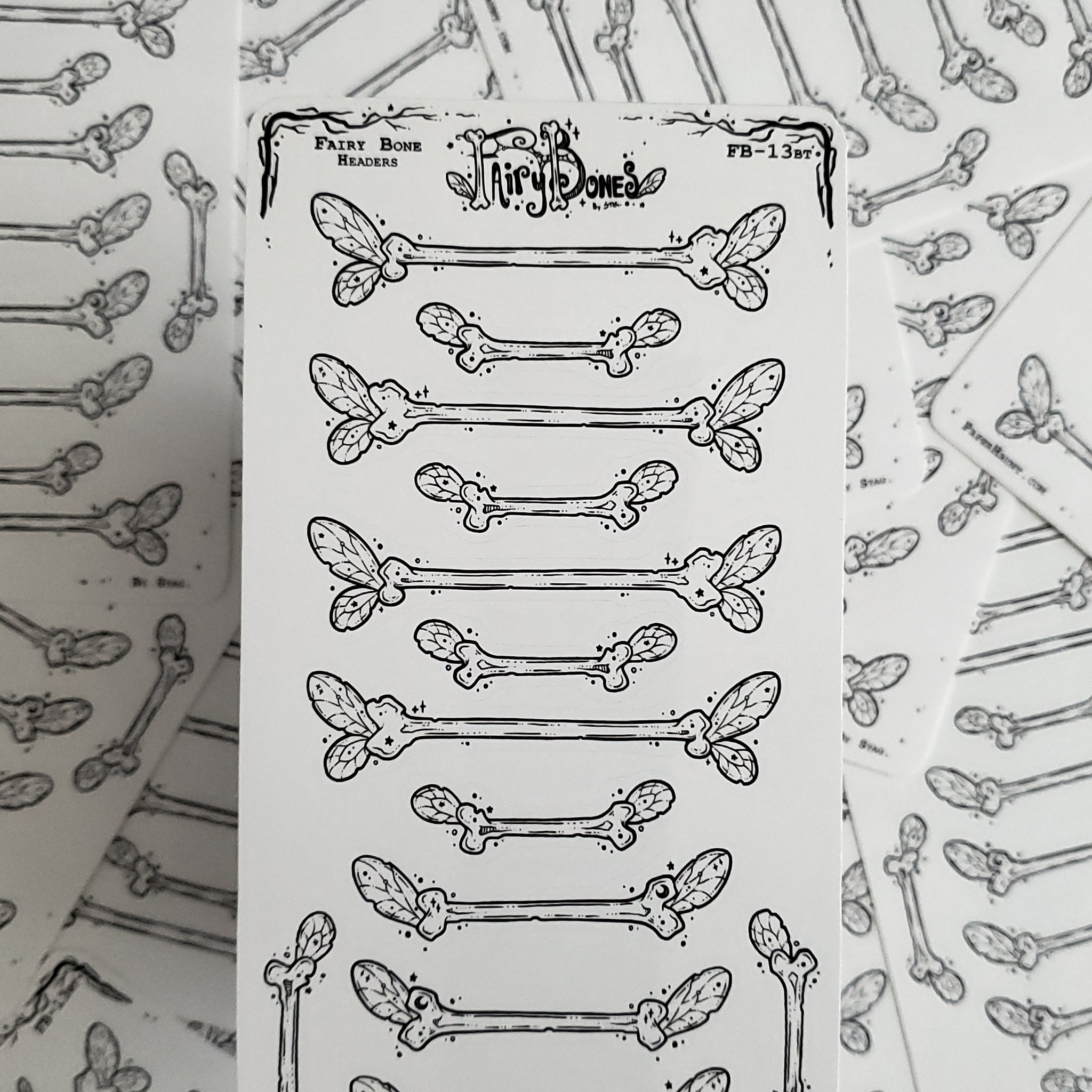 Fairy Bone Divider STICKER Sheet