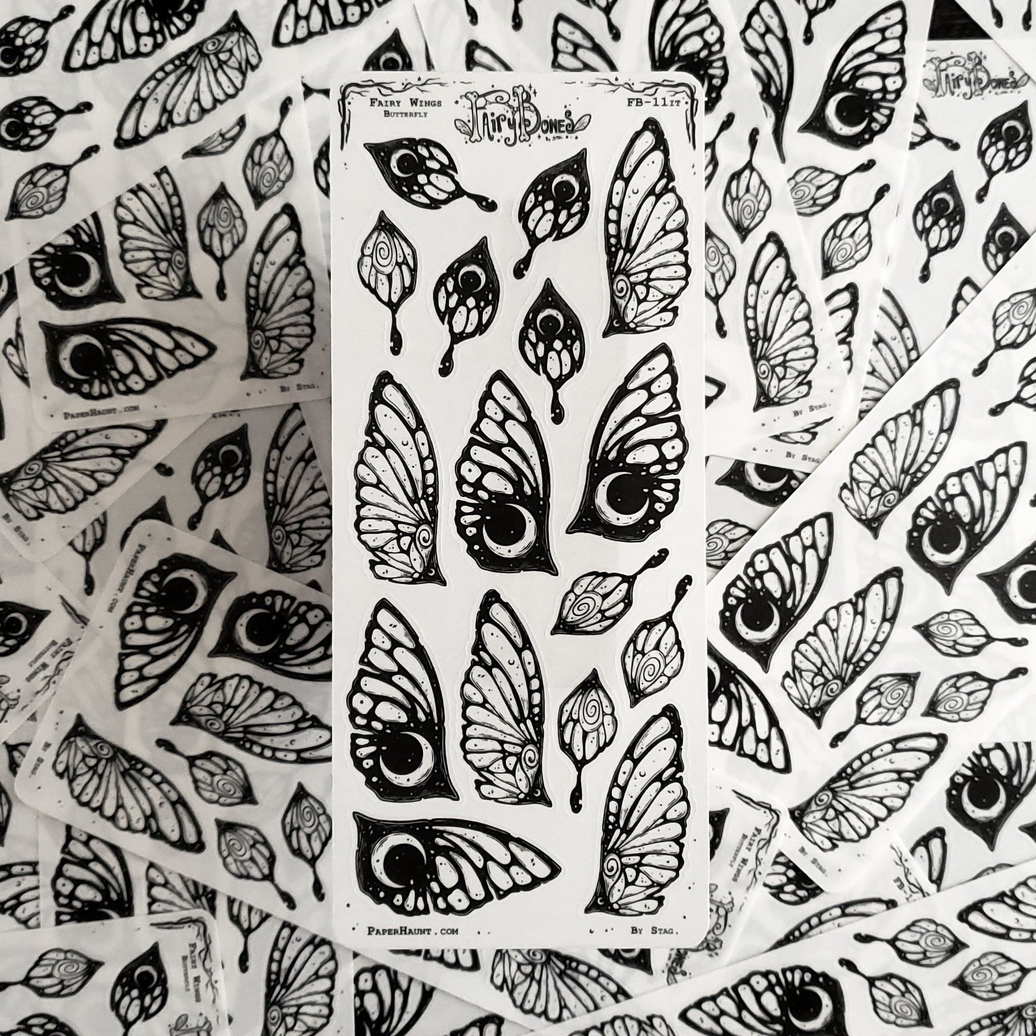 Butterfly Fairy Wing STICKER Sheet