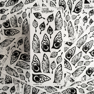 Butterfly Fairy Wing STICKER Sheet