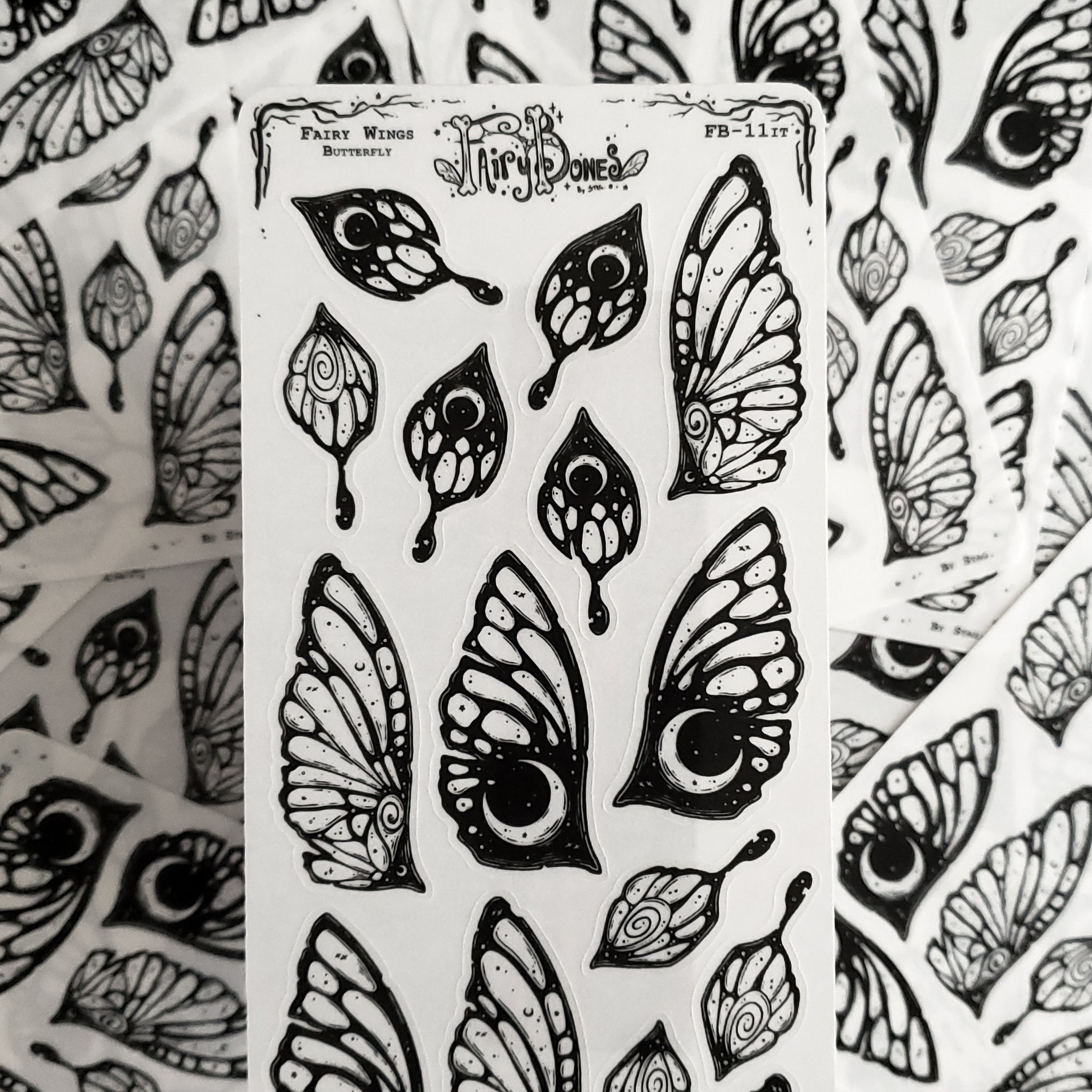 Butterfly Fairy Wing STICKER Sheet