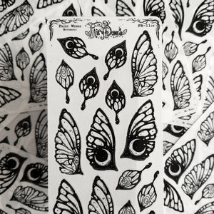 Butterfly Fairy Wing STICKER Sheet
