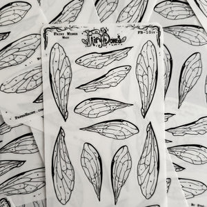Wasp Fairy Wing STICKER Sheet