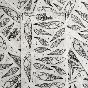 Web Fairy Wing STICKER Sheet