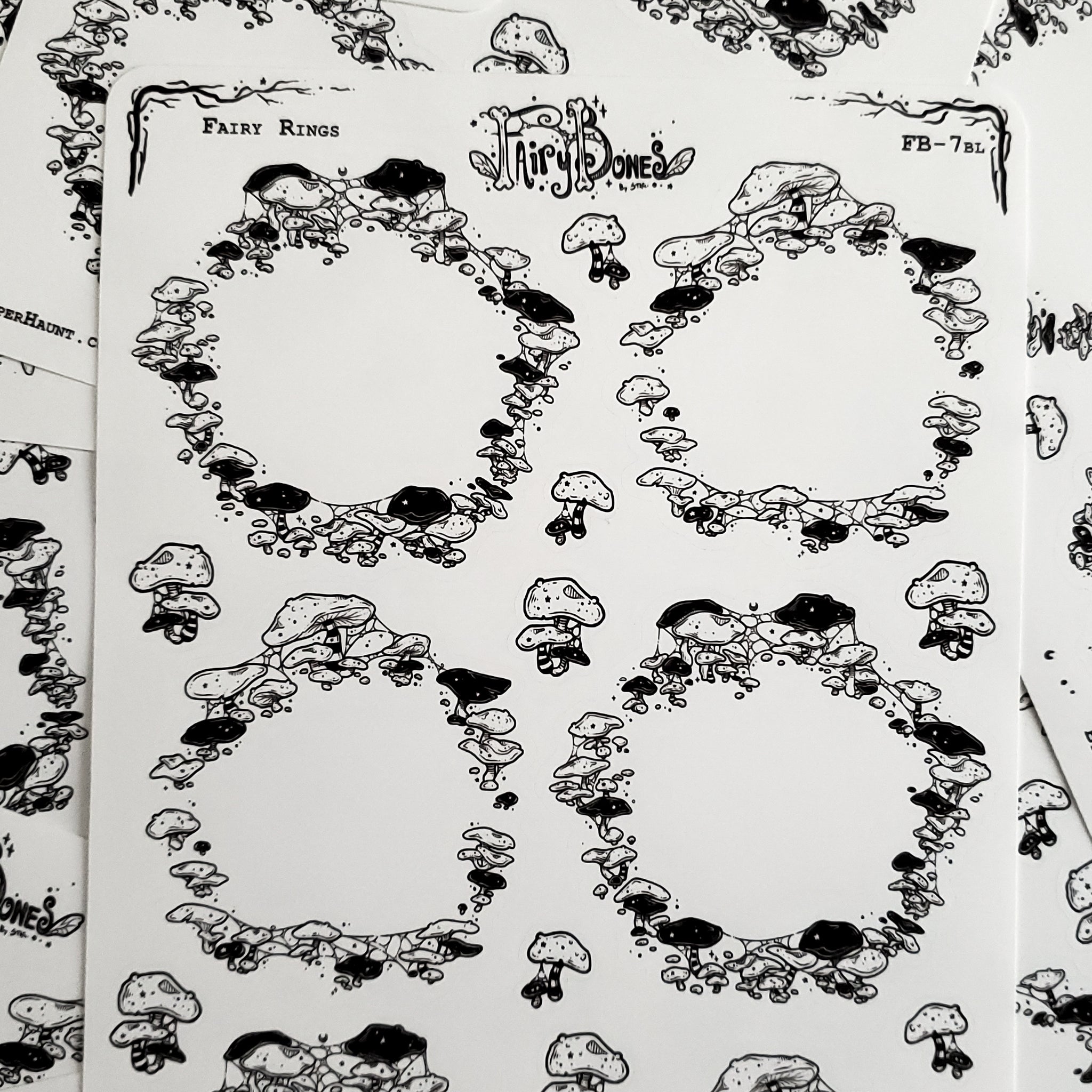 Fairy Ring Planner Boxes Sticker Sheet