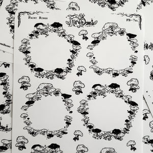Fairy Ring Planner Boxes Sticker Sheet
