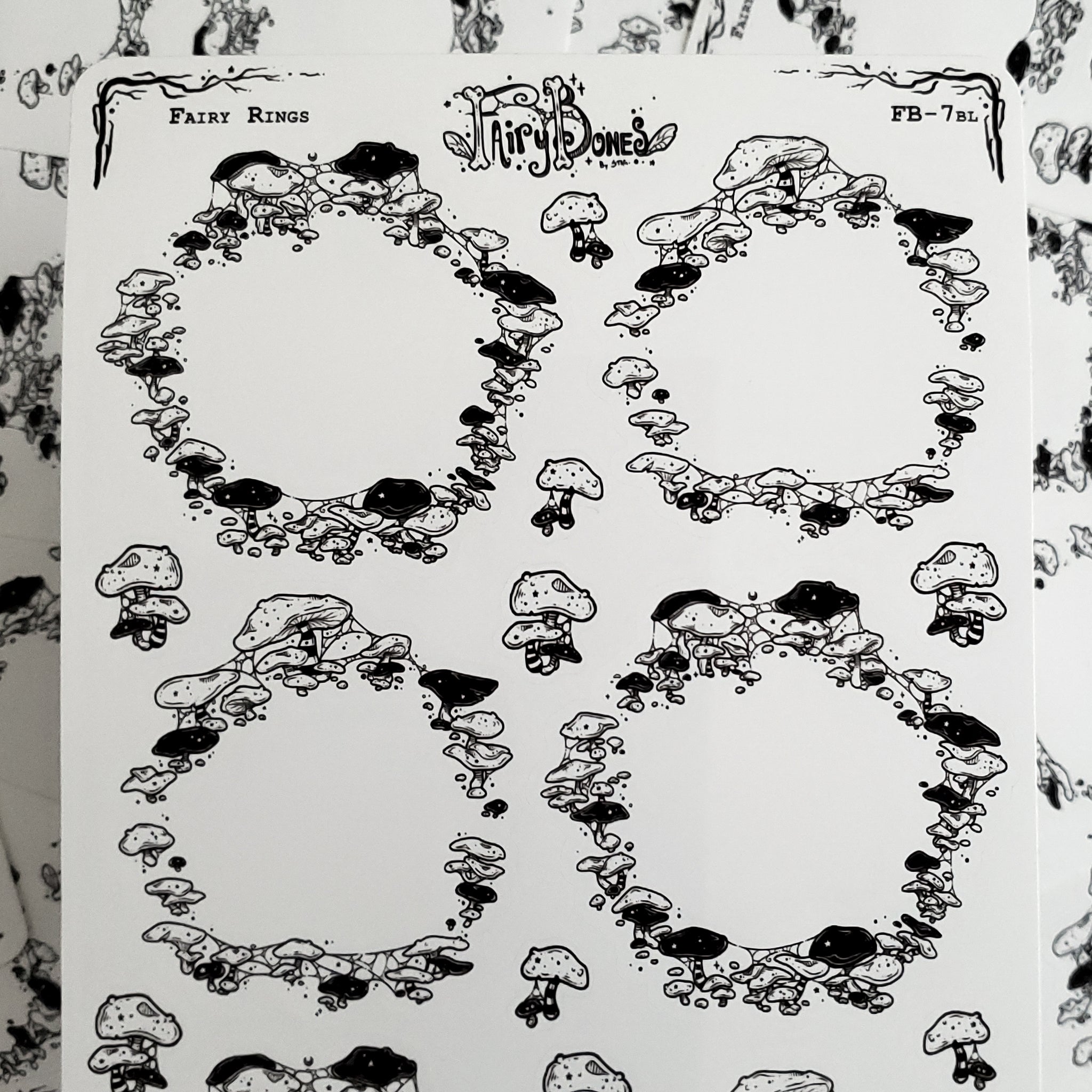 Fairy Ring Planner Boxes Sticker Sheet