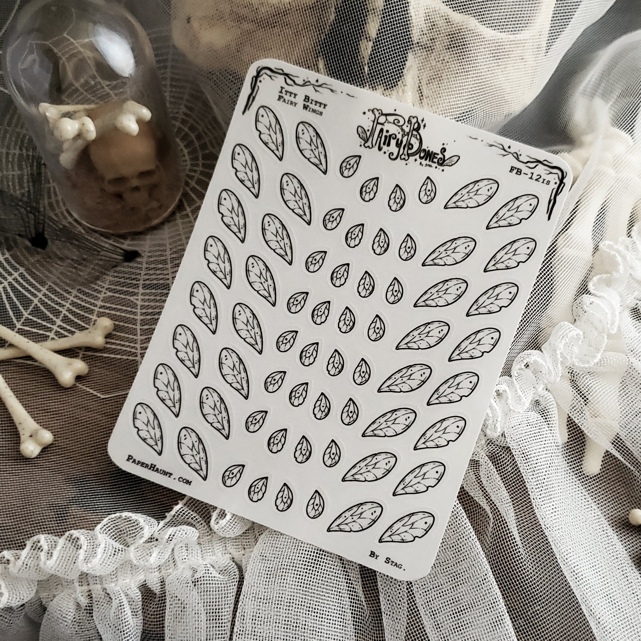 Mini Fairy Wing Planner STICKER Sheet