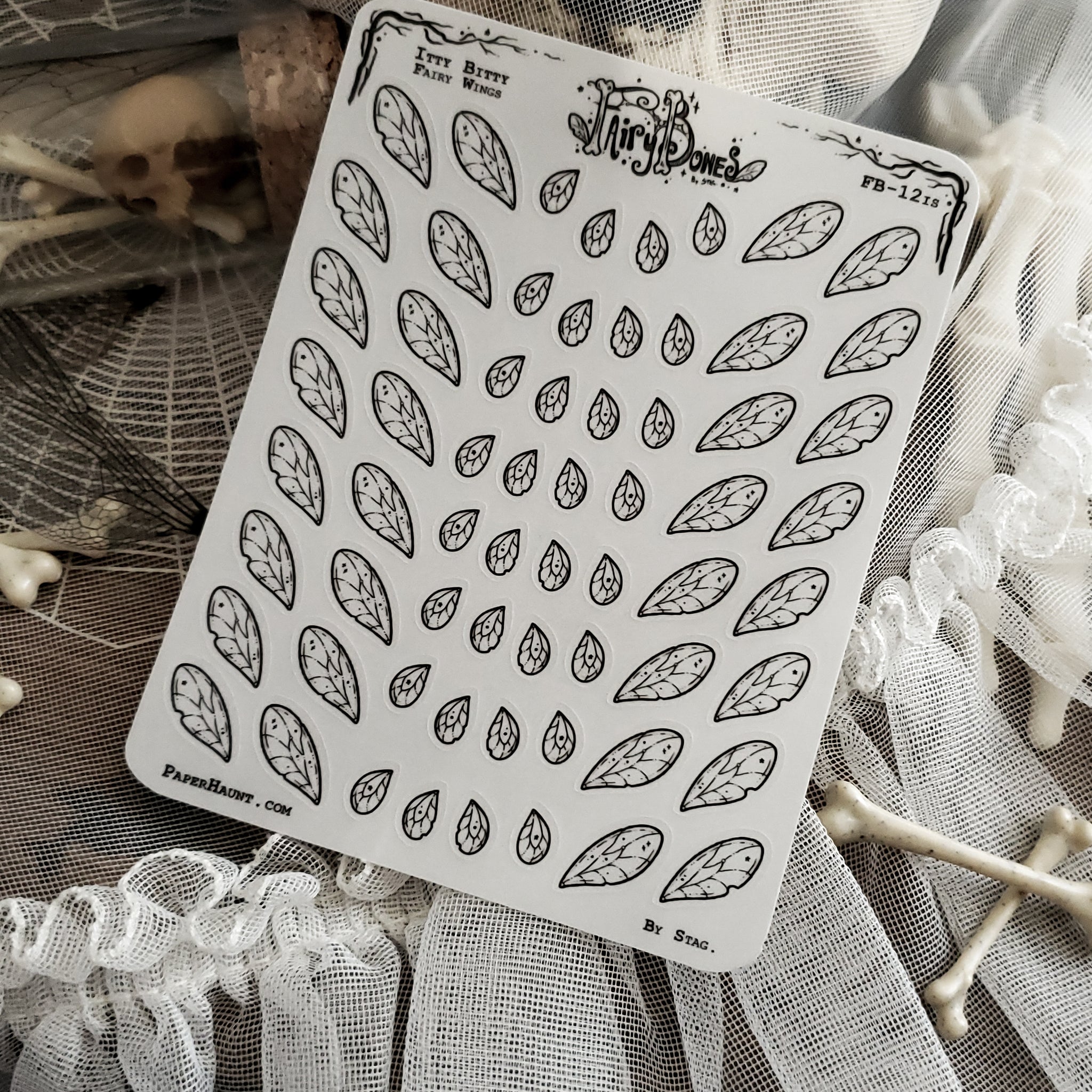 Mini Fairy Wing Planner STICKER Sheet