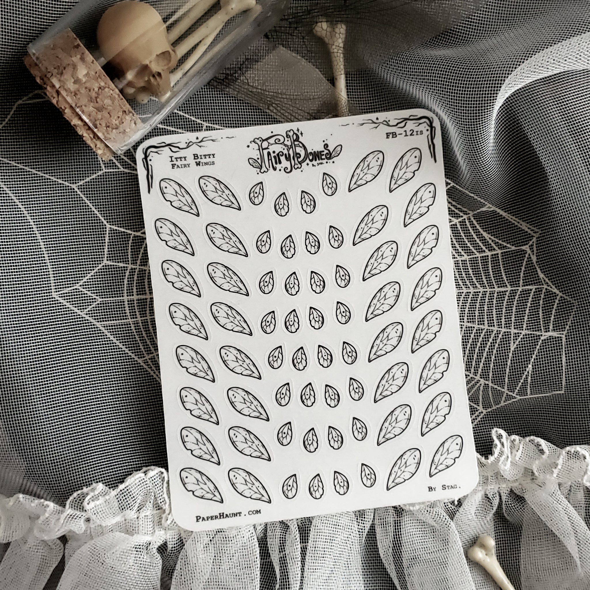 Mini Fairy Wing Planner STICKER Sheet