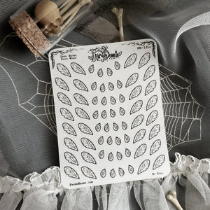 Mini Fairy Wing Planner STICKER Sheet