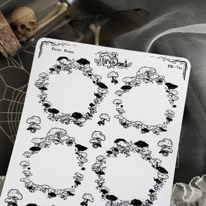 Fairy Ring Planner Boxes Sticker Sheet
