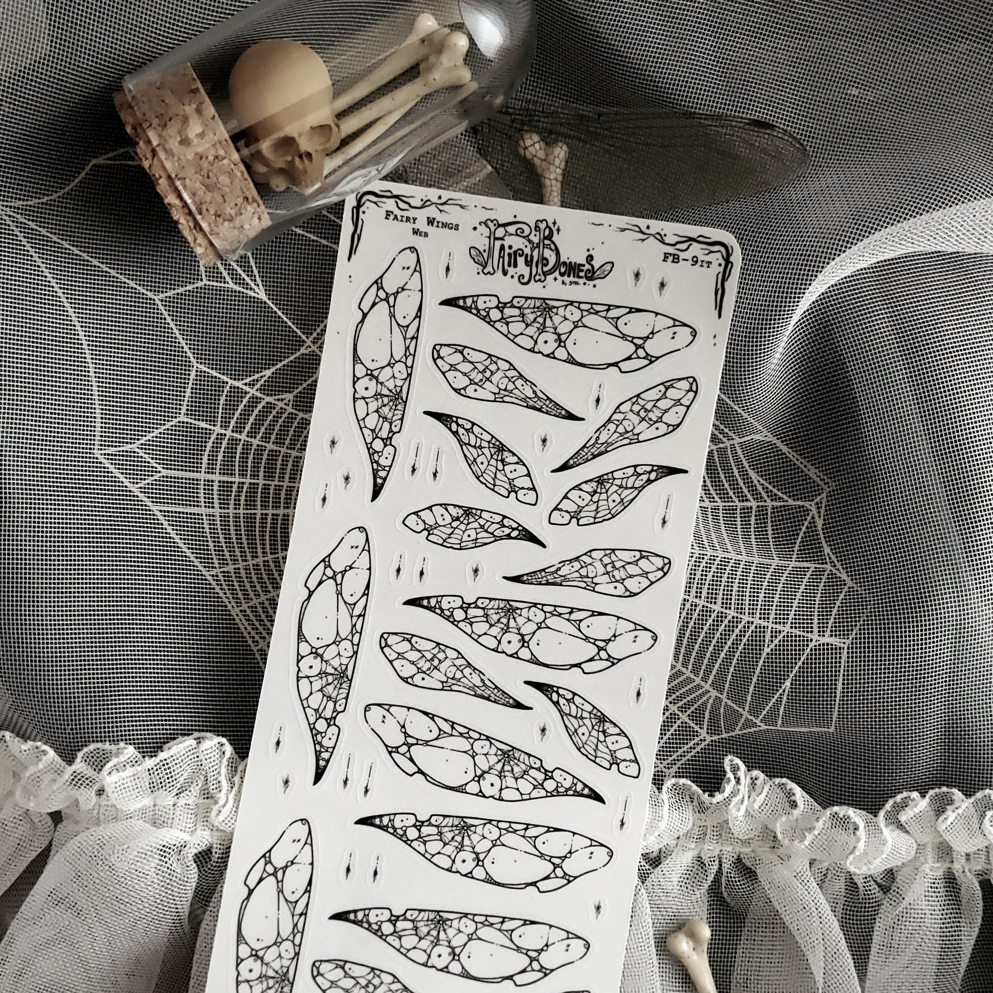 Web Fairy Wing STICKER Sheet