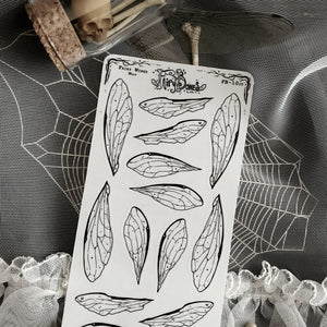 Wasp Fairy Wing STICKER Sheet
