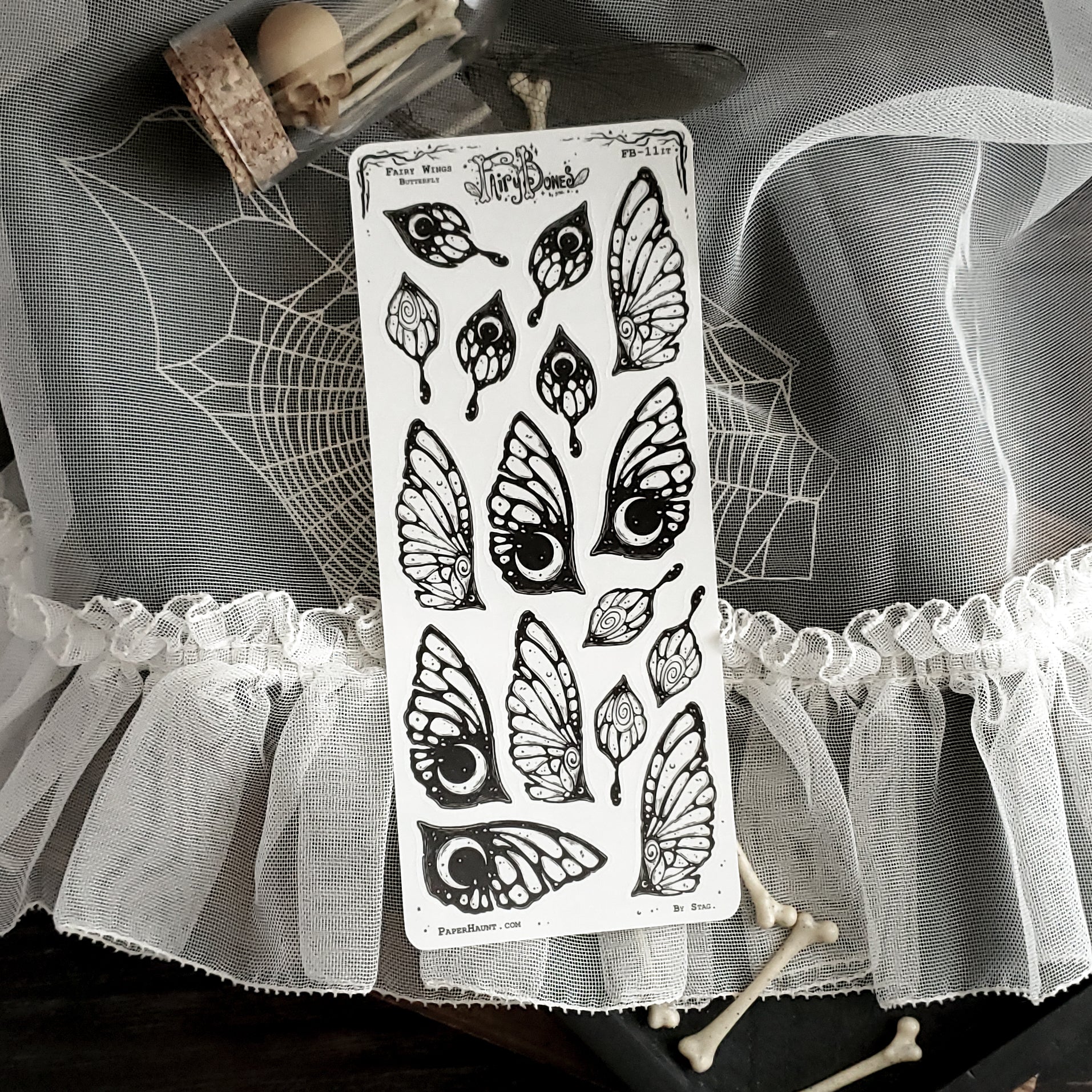 Butterfly Fairy Wing STICKER Sheet