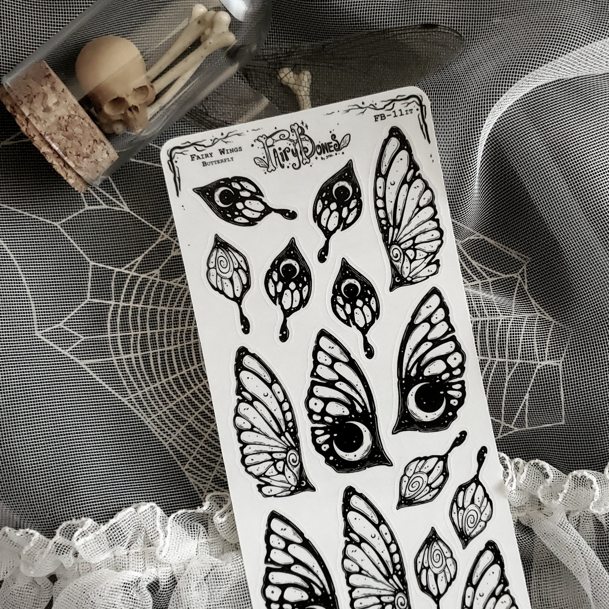 Butterfly Fairy Wing STICKER Sheet