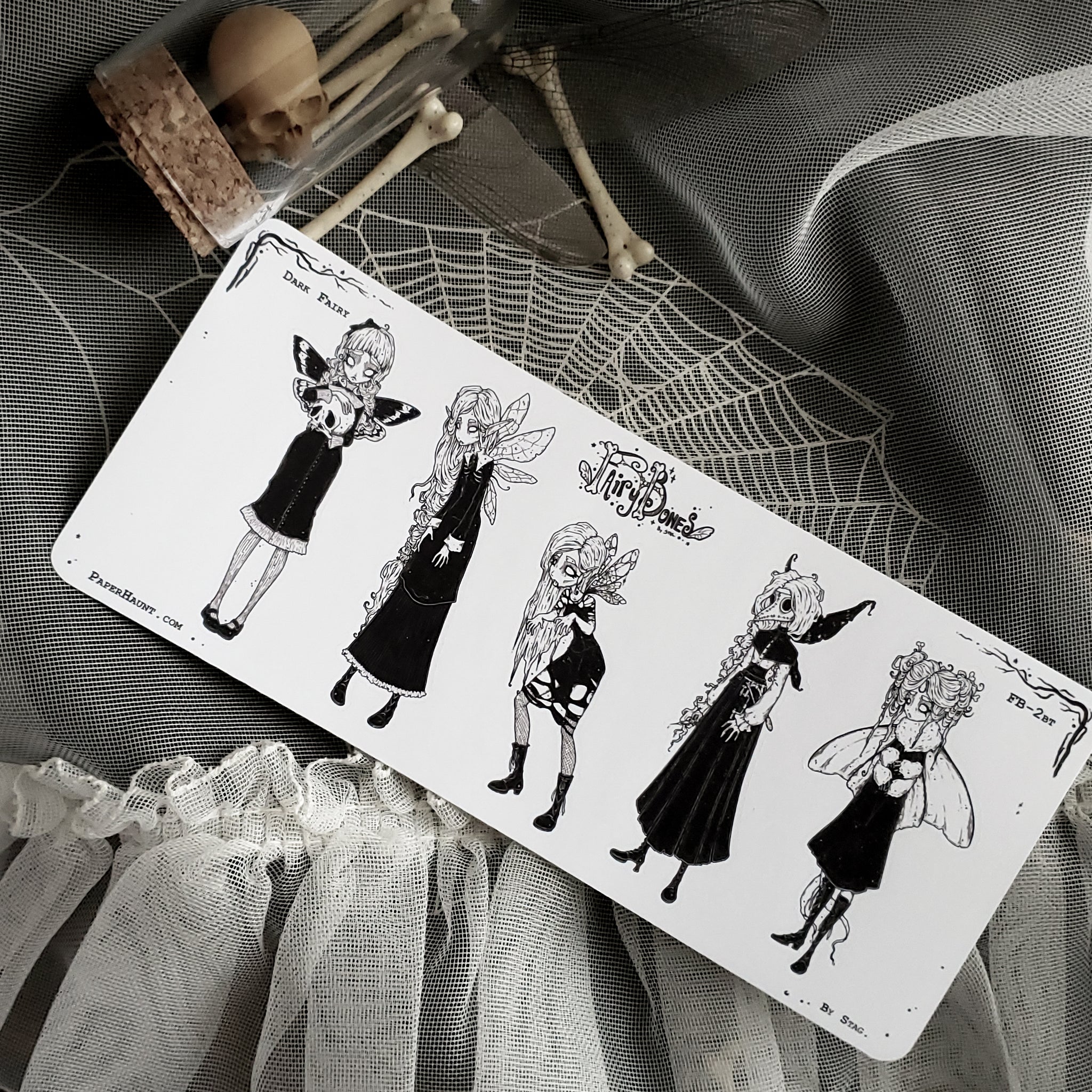 Dark Fairy STICKER Sheet