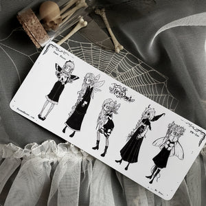 Dark Fairy STICKER Sheet