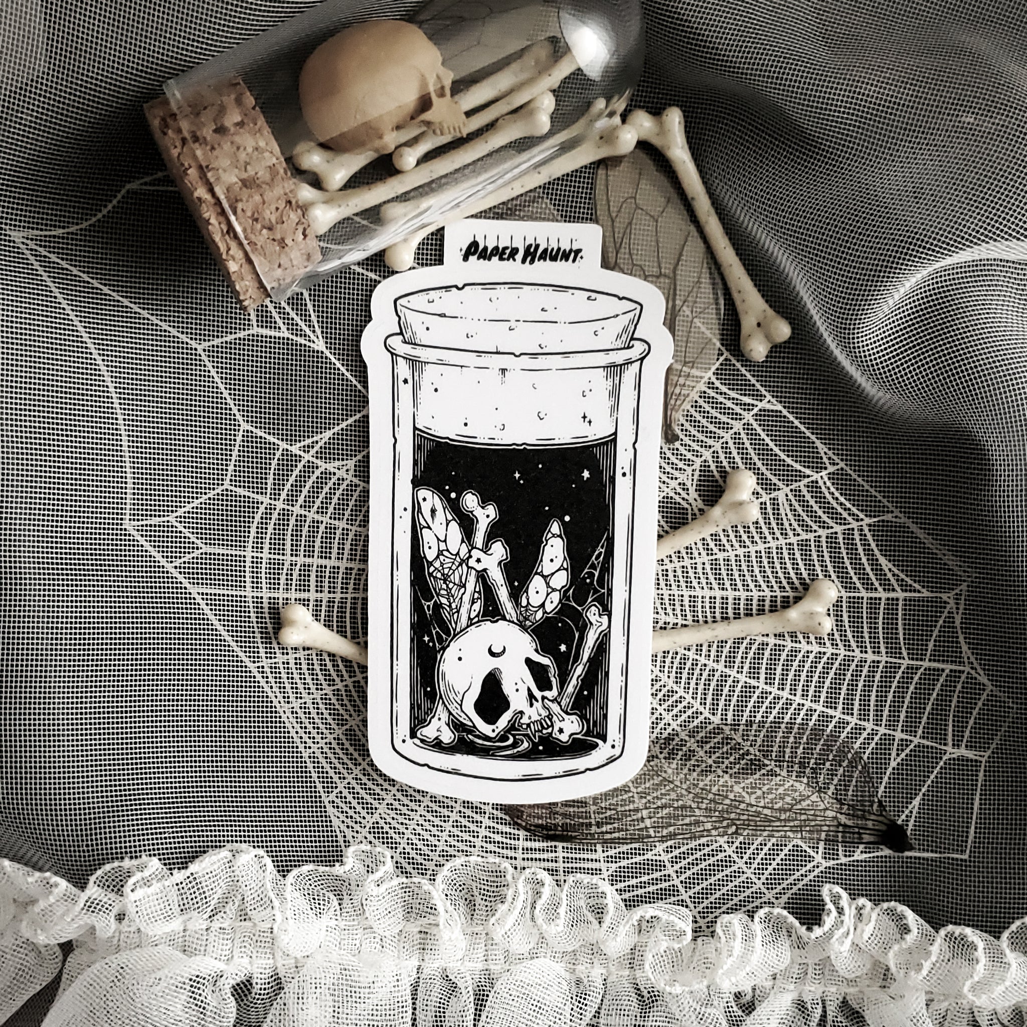 Bottled Fairy Specimen Sticker