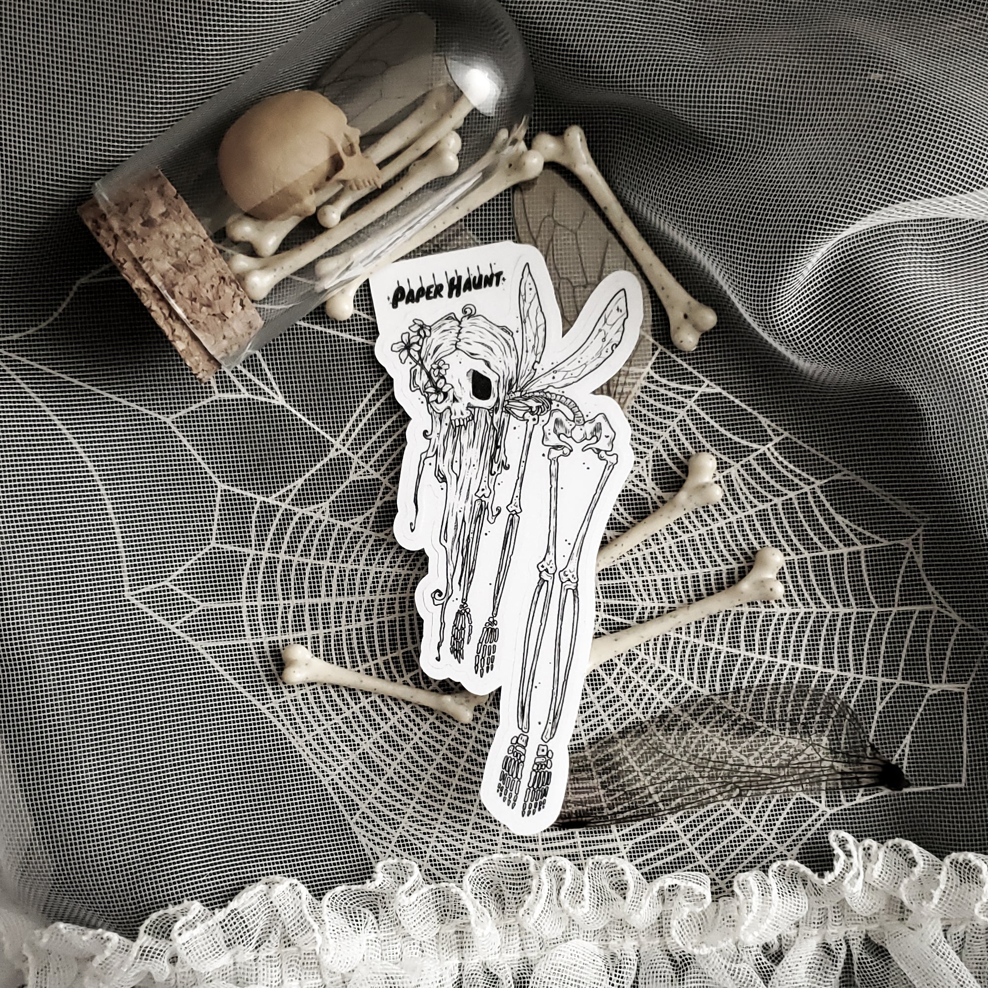 Fairy Skeleton Sticker