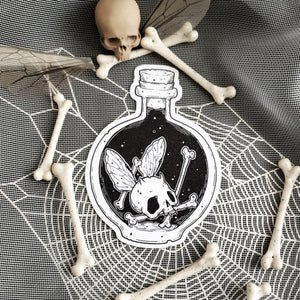 Horned Bottled Fairy Magnet