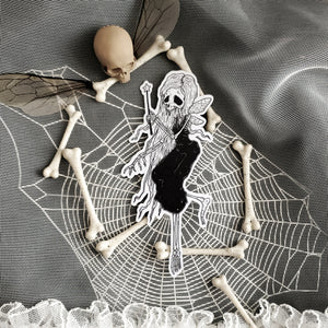 Sparkle Bones Fairy Skeleton Magnet