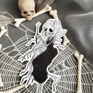 Sparkle Bones Fairy Skeleton Magnet