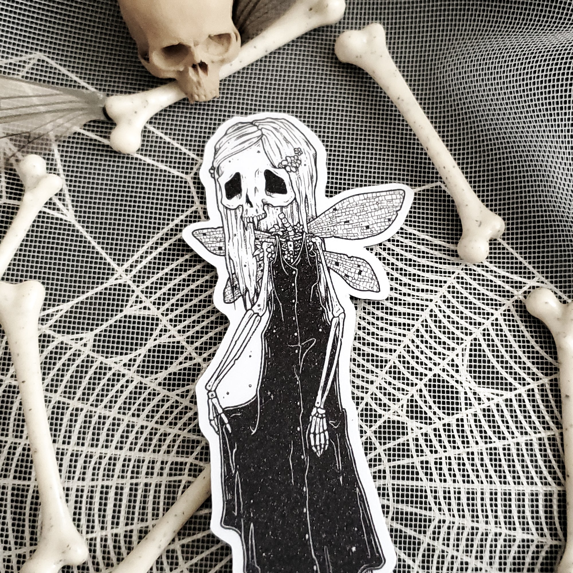 Daisy Bones Skeleton Fairy Magnet