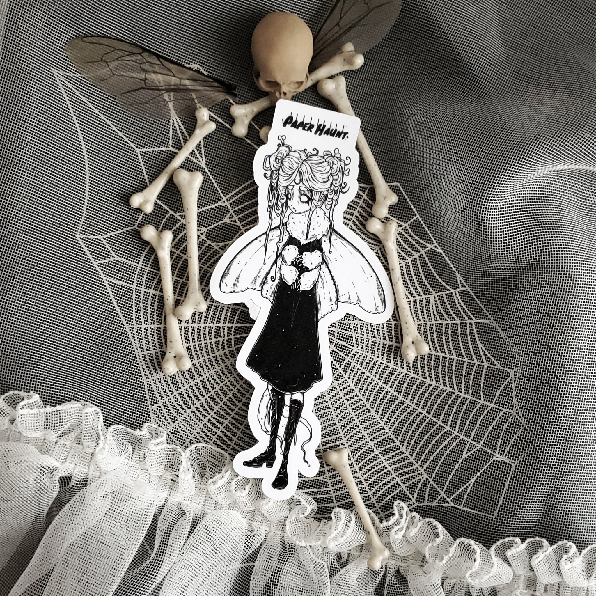 Moon Moth Fairy Sticker