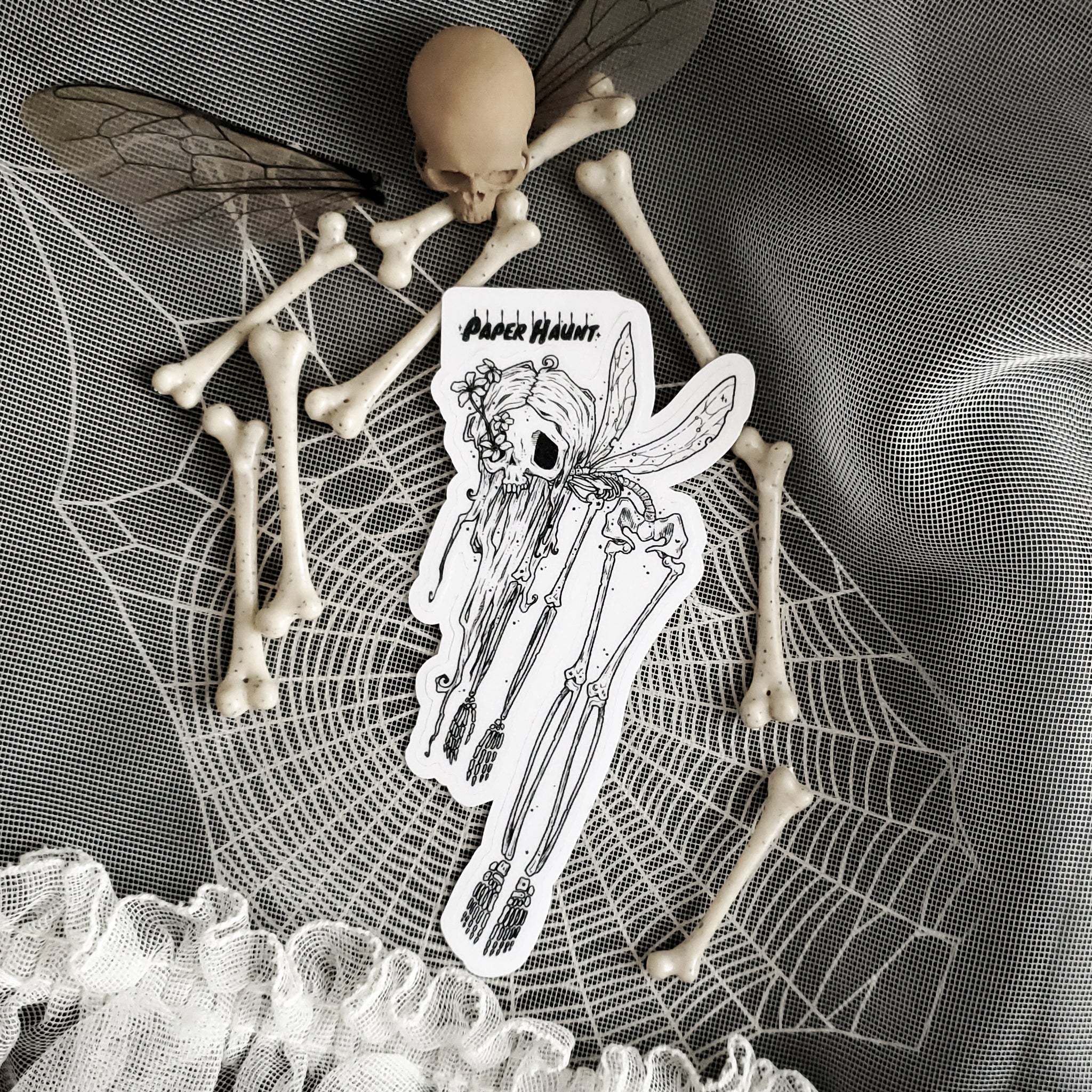 Fairy Skeleton Sticker