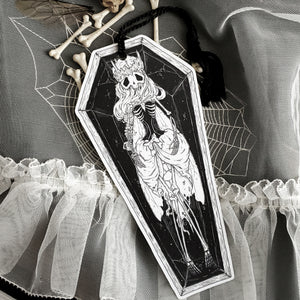 Coffin Skeleton Fairy bookmark